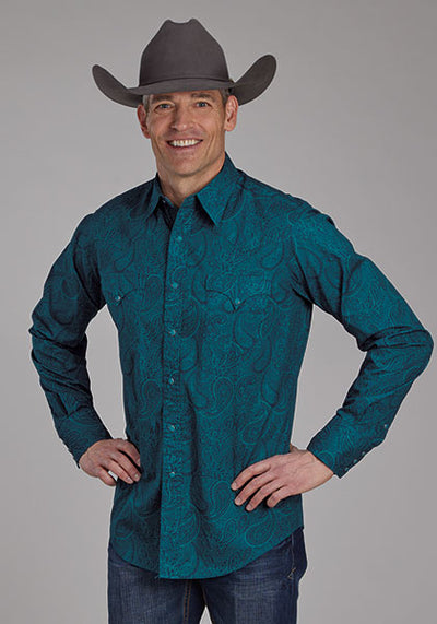 Roper Men's Tonal Paisley Shirt