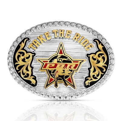 Montana Silversmith Take the Ride PBR Buckle