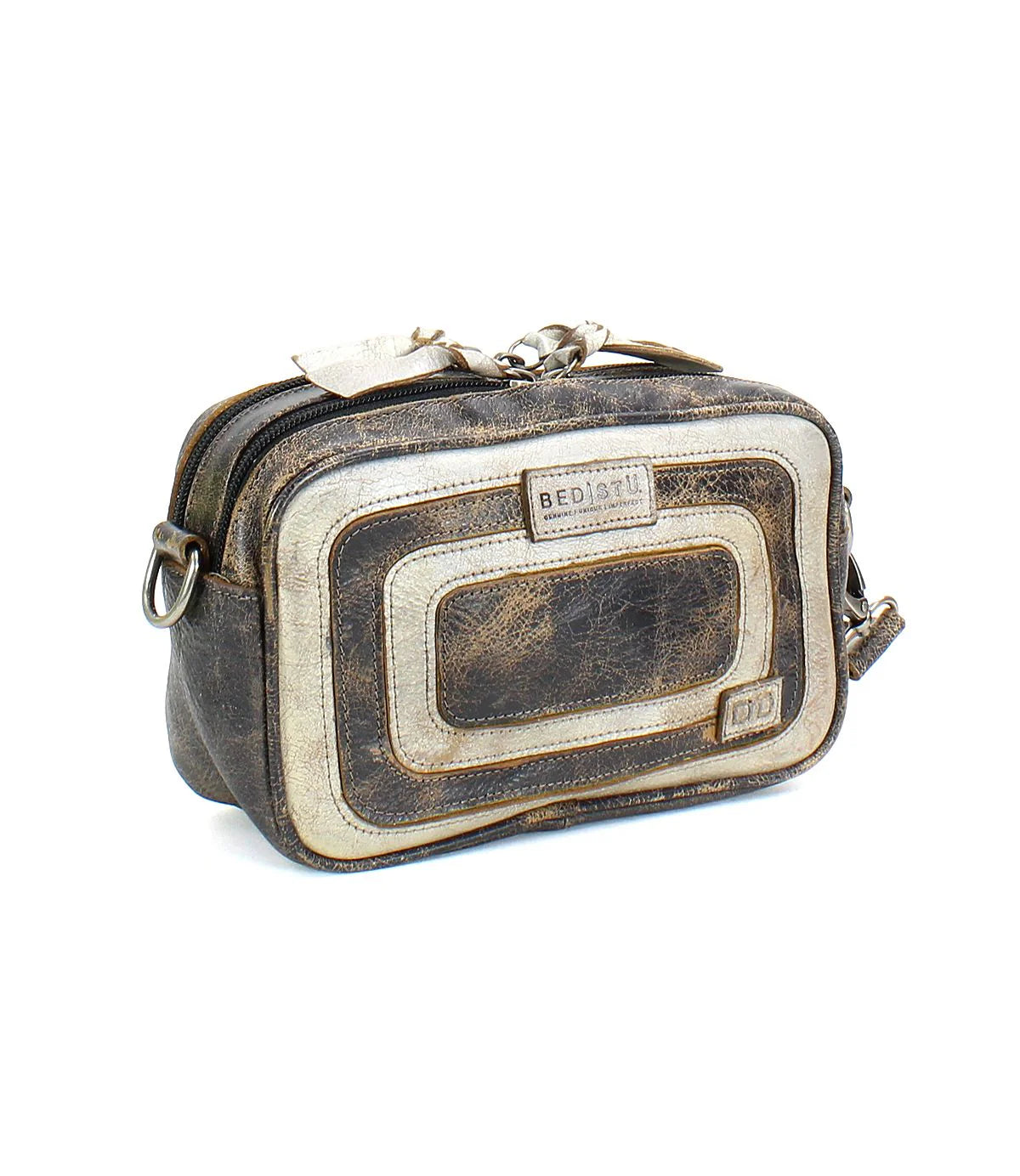 Bed Stu "Shy" Black Lux Nectar Lux Rectangler Crossbody