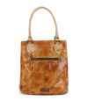 Bed Stu "Italic" Shoulder Tote Bag - Cafe Latte Rustic