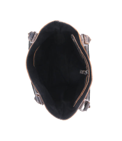 Bed Stu "Italic" Shoulder Tote Bag - Nectar Lux Black Lux