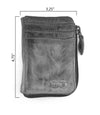 Bed Stu "Carrie" Compact Leather Wallet - Black DD