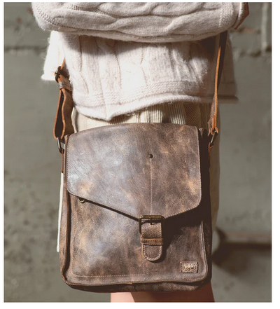 Bed Stu "Venice Beach" Shoulder Bag - Teak Lux