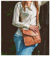 Bed Stu "Venice Beach" Tan Rustic Shoulder Bag