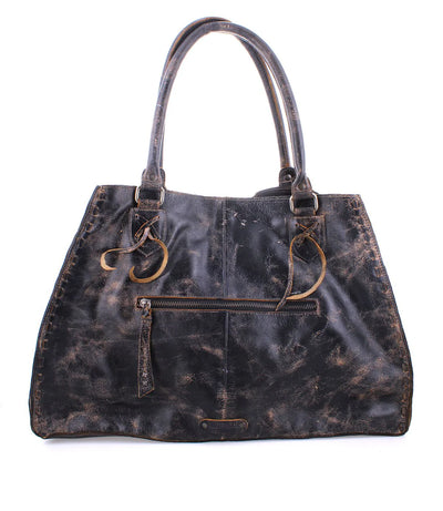 Bed Stu "Rockaway" Handbag - Black Lux