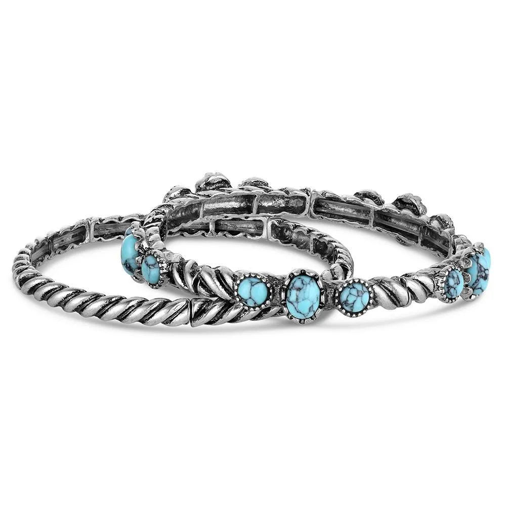 Montana Silversmith Wander West Turquoise Bangle Bracelets