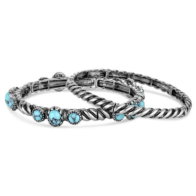 Montana Silversmith Wander West Turquoise Bangle Bracelets