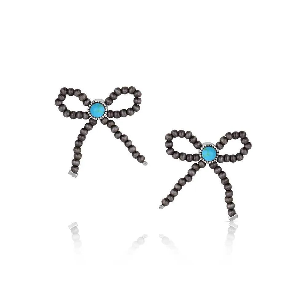Montana Silversmith Forever Tied Beaded Bow Earrings