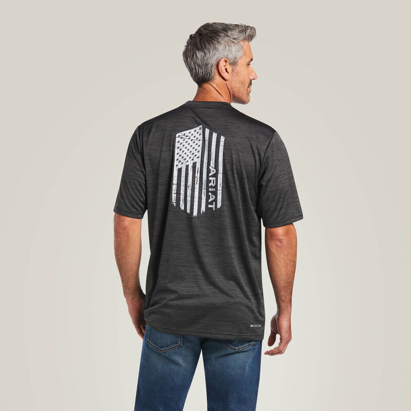 Ariat Men's Charger Vertical Flag T-Shirt