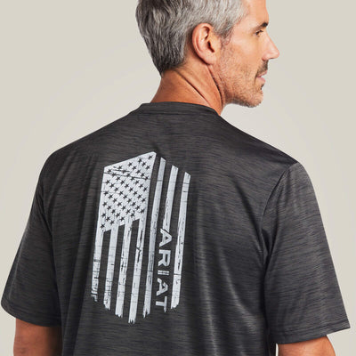 Ariat Men's Charger Vertical Flag T-Shirt