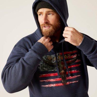 Ariat Men's American Steer Hoodie