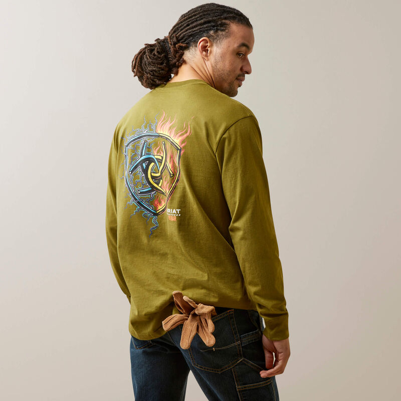 Ariat Men's Rebar Shock Fire T-Shirt