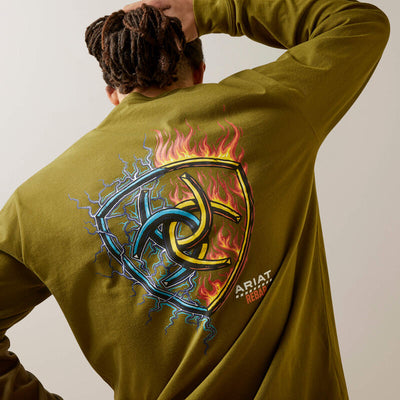 Ariat Men's Rebar Shock Fire T-Shirt
