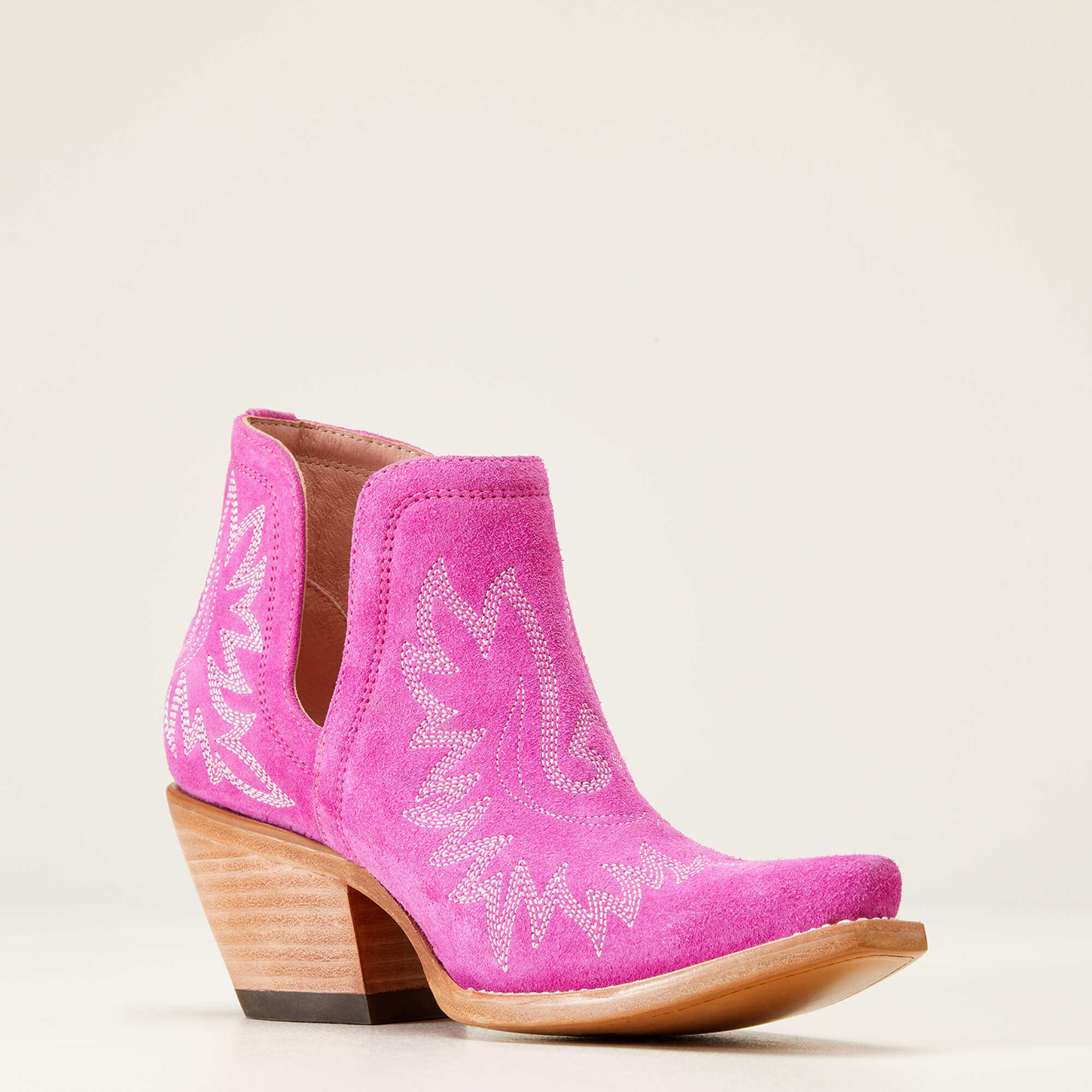 Ariat Dixon Pink Suede Western Boot