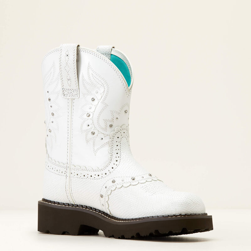 Ariat Women's Gembaby White Western Boot