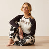 Ariat Women's Cow Pajama Set
