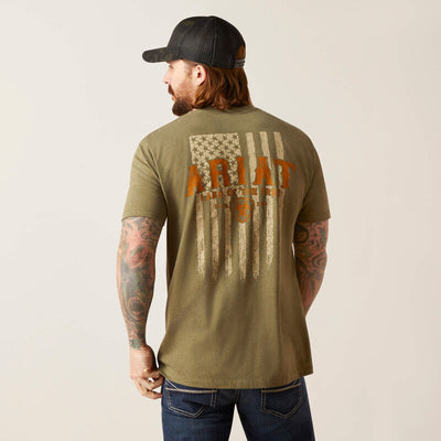 Ariat Men's Western Vertical Flag T-Shirt