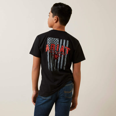 Ariat Boy's Western Vertical Flag T-Shirt