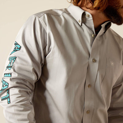 Ariat Men's Tea Logo Twill Fitted Shirt