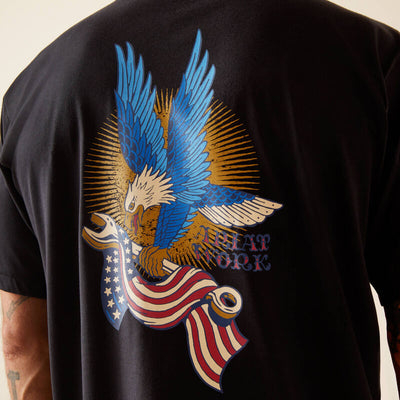 Ariat Men's Rebar Workman Victory Eagle T-Shirt