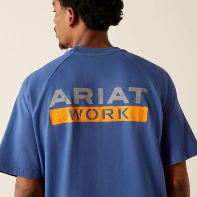 Ariat Men's Rebar Cotton Strong Logo T-Shirt