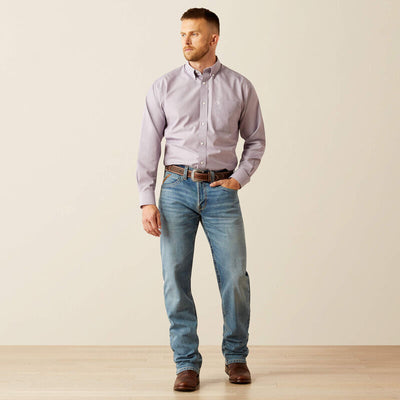 Ariat Men's Wrinkle Free Solid Classic Fit Shirt
