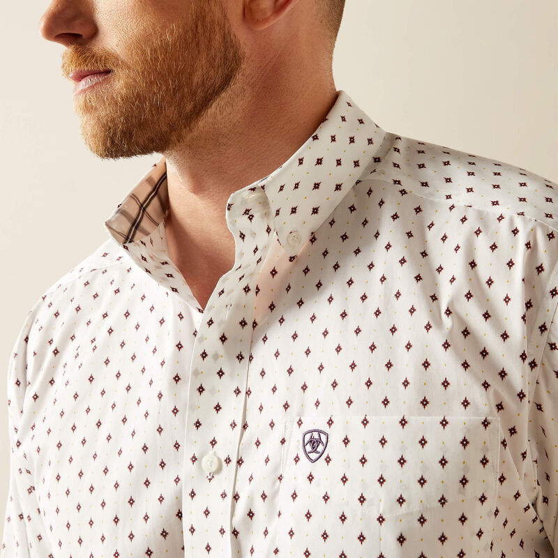 Ariat Men's Wrinkle Free Ross Classic Fit Shirt Ariat Men's Wrinkle Free Ross Classic Fit Shirt
