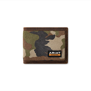 Ariat Work Men's Camo Inlay Bifold Wallet