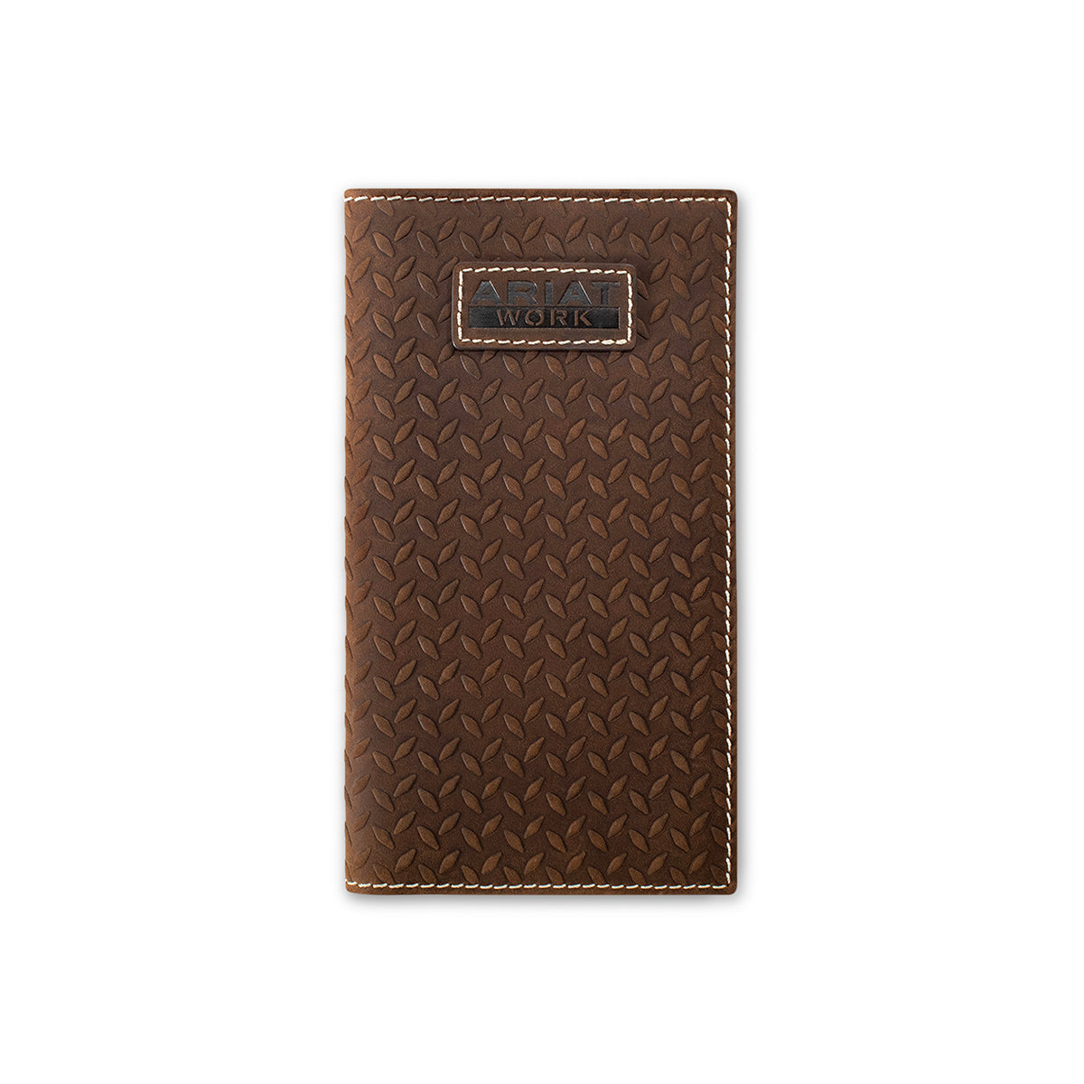Ariat Work Men's Diamond Plate Embossed Rodeo Wallet