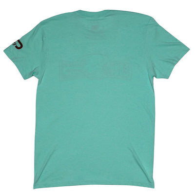 Lazy J Ranch Diamond Banner Short Sleeve Seafoam Green T-Shirt