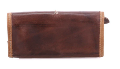 Bed Stu "Canton" Teak Oats Rustic Small Wallet