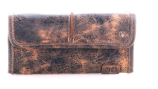 Bed Stu "Canton" Black Lux Small Wallet