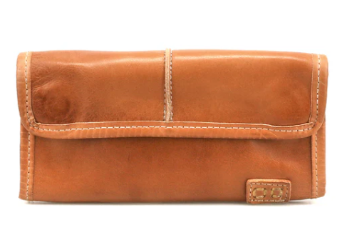 Bed Stu "Canton" Tan Rustic Small Wallet