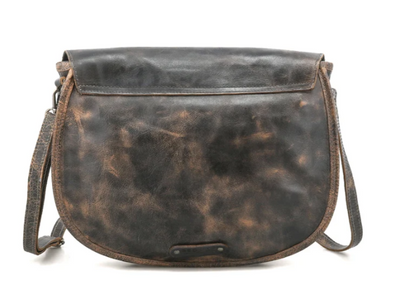 Bed Stu "Sequoia" Full Grain Leather Handbag - Black Lux