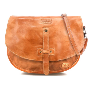 Bed Stu "Sequoia" Full Grain Leather Handbag - Tan Rustic