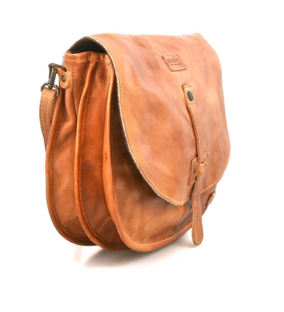 Bed Stu "Sequoia" Full Grain Leather Handbag - Tan Rustic