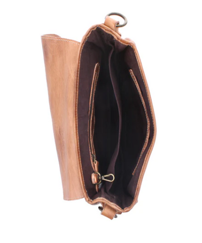 Bed Stu "Sequoia" Tan Rustic Crossbody