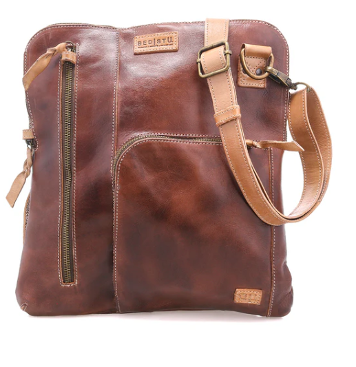 Bed Stu "Aiken" Teak Oats Rustic Handbag