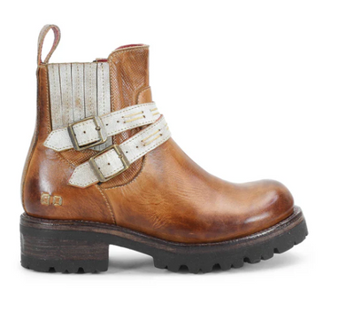 Bed Stu "Daring" Tan Rustic Nectar Lux Ankle Boot