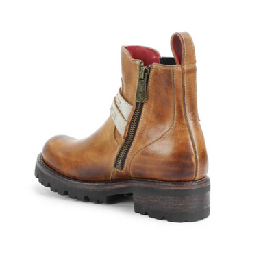 Bed Stu "Daring" Tan Rustic Nectar Lux Ankle Boot