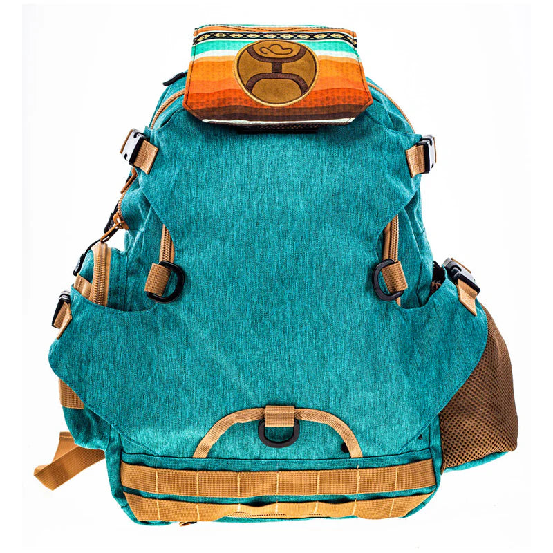 Hooey "Mule" Teal/Tan and Serape Backpack
