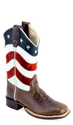 Old West Kid's Flag Boot
