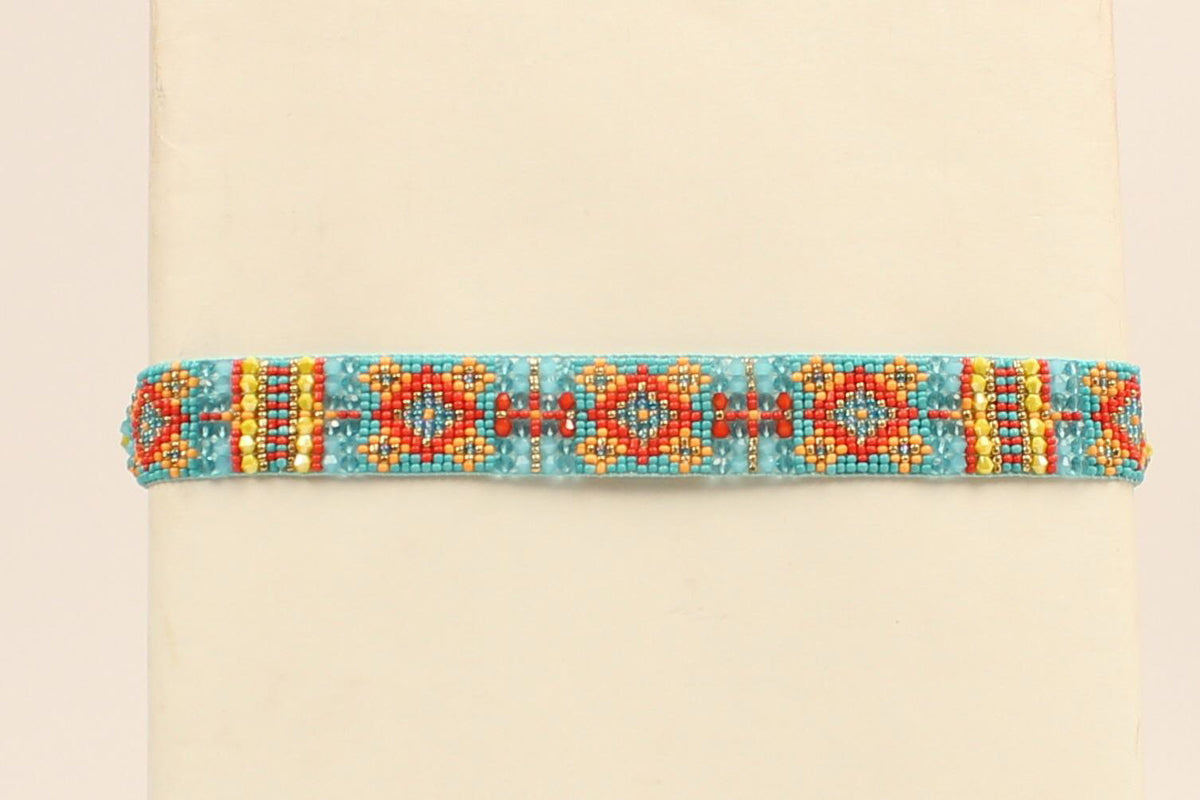 Blazin" Roxx Southwest Beaded Headband