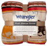 Wrangler Running Horse Country Sherpa Throw