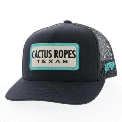 Hooey "Cactus Ropes Texas" Black Cap