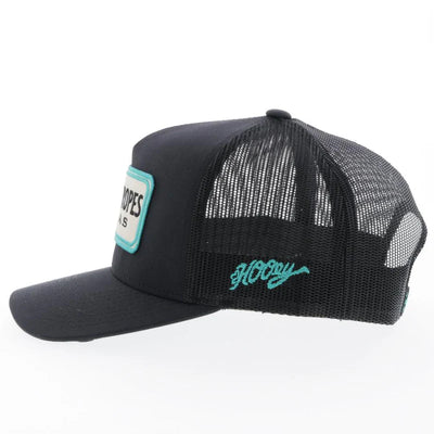 Hooey "Cactus Ropes Texas" Black Cap