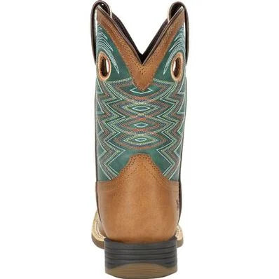 Durango Lil' Rebel Pro Little Kid's Teal Western Boot