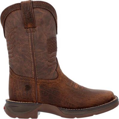 Durango Lil' Rebel Acorn Flag Western Boot