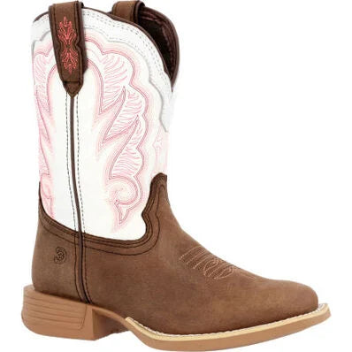 Durango Big Kid's Lil' Rebel Trail Brown Western Boot