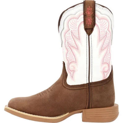 Durango Big Kid's Lil' Rebel Trail Brown Western Boot